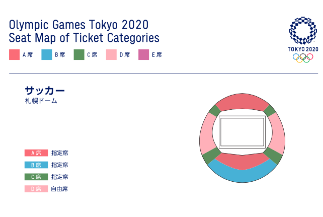 東京五輪サッカーの会場と座席のシートマップは 日程とチケットの種類も Casual